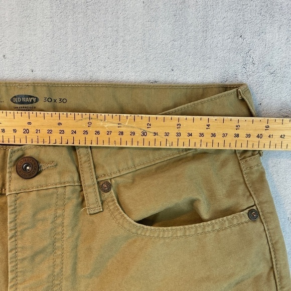 Old Navy Khakis 30X30 Slim Fit Straight Leg - Picture 7 of 9